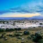 Photo of low tide in Iqaluit, Nunavut.